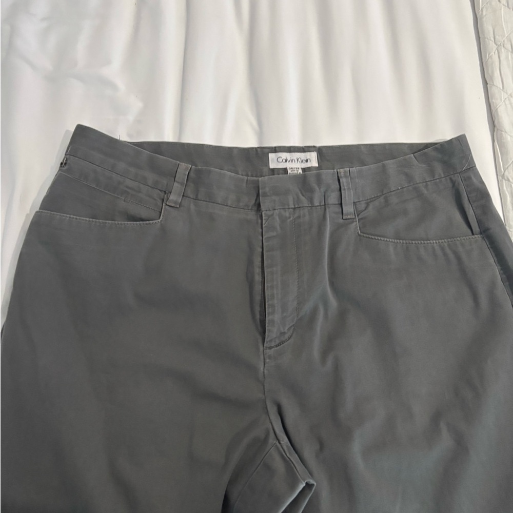 Calvin Klein Charcoal Trousers - Picture 5 of 6